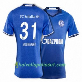 Jalkapallo Pelipaidat FC Schalke 04 NASTASIC 31 Kotipaita 2017-2018 Lyhythihainen