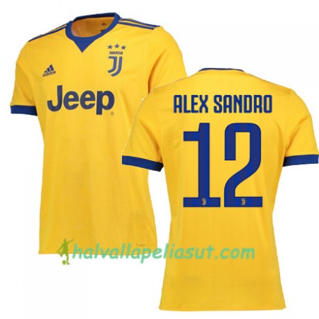 Jalkapallo Pelipaidat Juventus ALEX SANDRO 12 Vieraspaita 2017-2018 Lyhythihainen