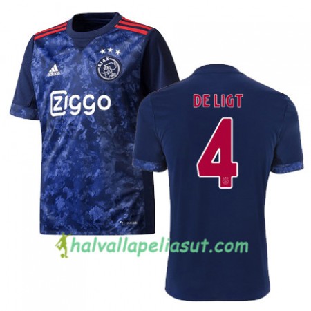 Jalkapallo Pelipaidat AFC Ajax Matthijs de Ligt 4 Vieraspaita 2017-2018 Lyhythihainen