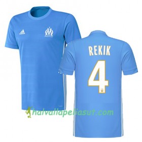 Jalkapallo Pelipaidat Olympique de Marseille KARIM REKIK 4 Vieraspaita 2017-2018 Lyhythihainen