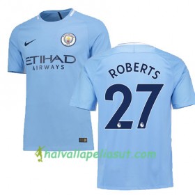 Jalkapallo Pelipaidat Manchester City Roberts 27 Kotipaita 2017-2018 Lyhythihainen