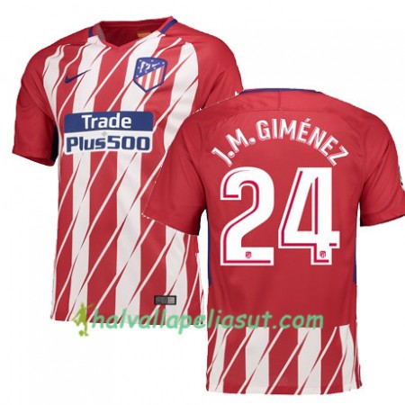 Jalkapallo Pelipaidat Atlético Madrid JOSE GIMENEZ 24 Kotipaita 2017-2018 Lyhythihainen