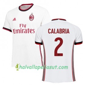 Jalkapallo Pelipaidat AC Milan CALABRIA 2 Vieraspaita 2017-2018 Lyhythihainen