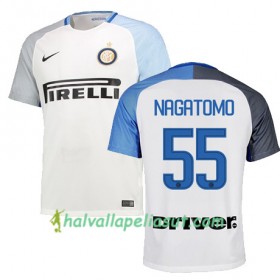 Jalkapallo Pelipaidat Inter NAGATOMO 55 Vieraspaita 2017-2018 Lyhythihainen