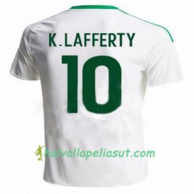 Jalkapallo Pelipaidat Pohjois-Irlanti KYLE LAFFERTY Vieraspaita 2016/17 Lyhythihainen