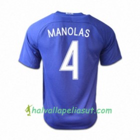 Jalkapallo Pelipaidat Kreikka KOSTAS MANOLAS Vieraspaita 2016/17 Lyhythihainen