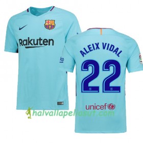 Jalkapallo Pelipaidat FC Barcelona Aleix Vidal 22 Vieraspaita 2017-2018 Lyhythihainen