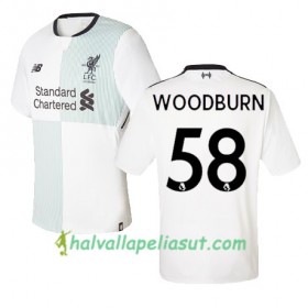 Jalkapallo Pelipaidat Liverpool Woodburn 58 Vieraspaita 2017-2018 Lyhythihainen