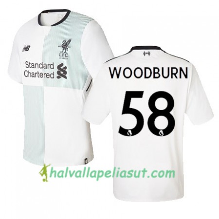 Jalkapallo Pelipaidat Liverpool Woodburn 58 Vieraspaita 2017-2018 Lyhythihainen
