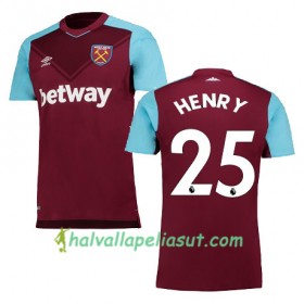 Jalkapallo Pelipaidat West Ham United HENRY Kotipaita 2017-2018 Lyhythihainen