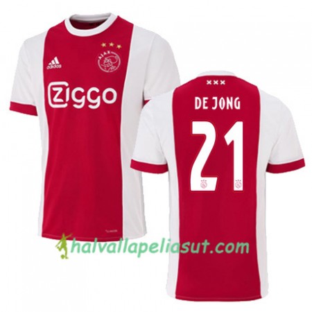Jalkapallo Pelipaidat AFC Ajax FRENKIE DE JONG 21 Kotipaita 2017-2018 Lyhythihainen