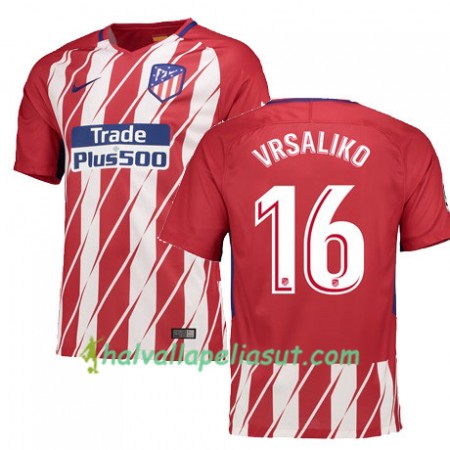 Jalkapallo Pelipaidat Atlético Madrid VRSALJKO 16 Kotipaita 2017-2018 Lyhythihainen