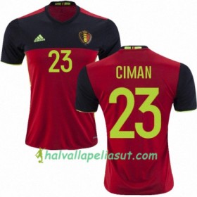 Jalkapallo Pelipaidat Belgia LAURENT CIMAN Kotipaita Euro 2016