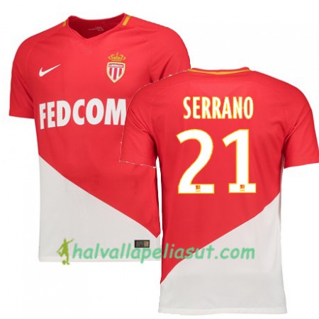 Jalkapallo Pelipaidat AS Monaco SERRANO 21 Kotipaita 2017-2018 Lyhythihainen