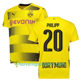 Jalkapallo Pelipaidat Borussia Dortmund PHILIPP 20 Kotipaita 2017-2018 Lyhythihainen