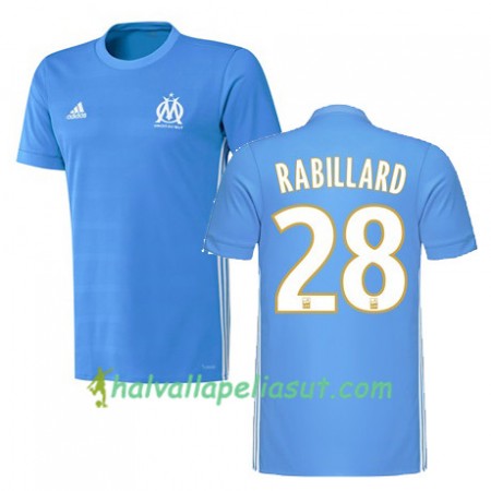 Jalkapallo Pelipaidat Olympique de Marseille ANTOINE RABILLARD 28 Vieraspaita 2017-2018 Lyhythihainen