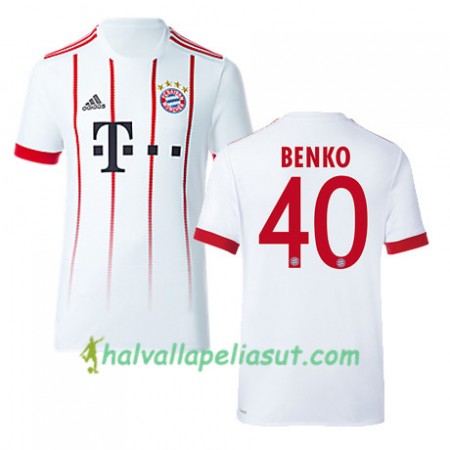 Jalkapallo Pelipaidat FC Bayern München BENKO 40 3 Paita 2017-2018 Lyhythihainen