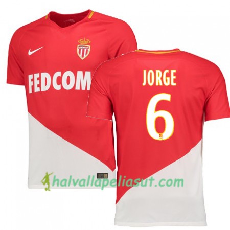 Jalkapallo Pelipaidat AS Monaco JORGE 6 Kotipaita 2017-2018 Lyhythihainen