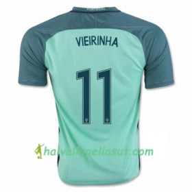 Jalkapallo Pelipaidat Portugali VIEIRINHA Vieraspaita Euro 2016