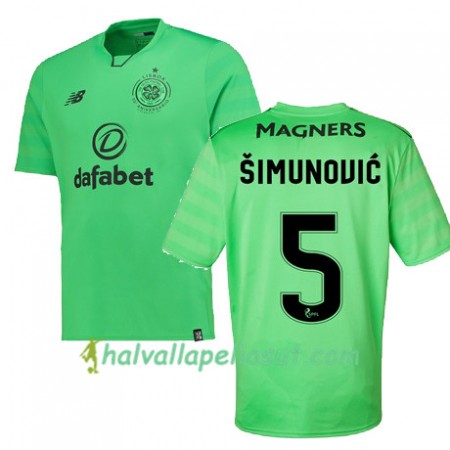 Jalkapallo Pelipaidat Celtic FC JOZO SIMUNOVIC 3 Paita 2017-2018 Lyhythihainen