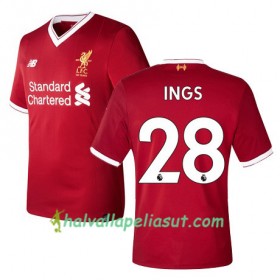 Jalkapallo Pelipaidat Liverpool INGS 28 Kotipaita 2017-2018 Lyhythihainen