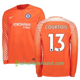Jalkapallo Pelipaidat Chelsea COURTOIS 13 Kotipaita 2017-2018 Pitkähihainen