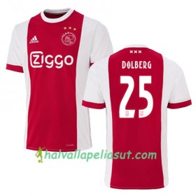 Jalkapallo Pelipaidat AFC Ajax KASPER DOLBERG 25 Kotipaita 2017-2018 Lyhythihainen