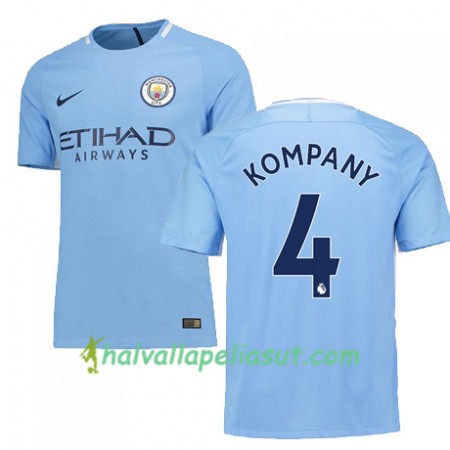 Jalkapallo Pelipaidat Manchester City KOMPANY 4 Kotipaita 2017-2018 Lyhythihainen