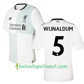 Jalkapallo Pelipaidat Liverpool WIJNALDUM 5 Vieraspaita 2017-2018 Lyhythihainen