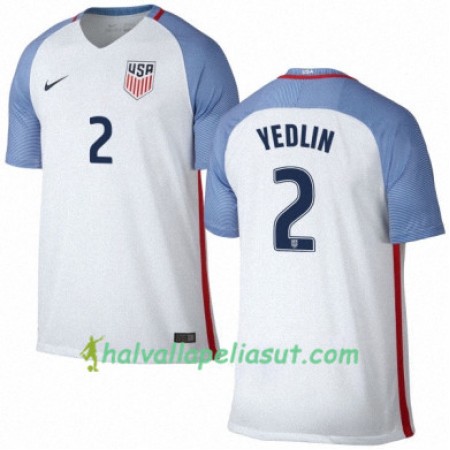 Jalkapallo Pelipaidat Yhdysvallat DEANDRE YEDLIN Kotipaita 2016/17 Lyhythihainen