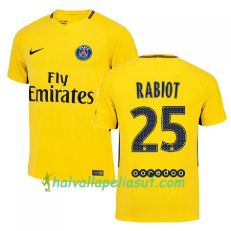 Jalkapallo Pelipaidat Paris SG ADRIEN RABIOT 25 Vieraspaita 2017-2018 Lyhythihainen