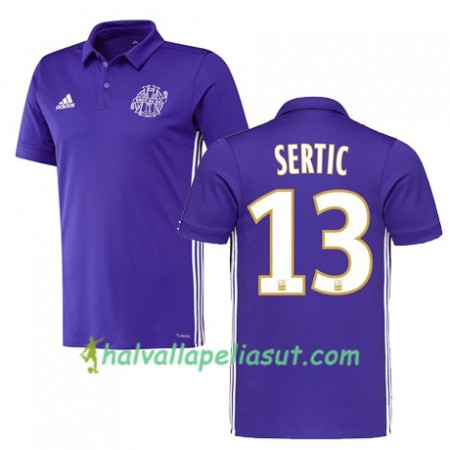 Jalkapallo Pelipaidat Olympique de Marseille Gregory Sertic 13 3 Paita 2017-2018 Lyhythihainen