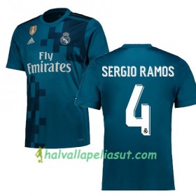 Jalkapallo Pelipaidat Real Madrid SERGIO RAMOS 4 3 Paita 2017-2018 Lyhythihainen