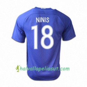 Jalkapallo Pelipaidat Kreikka SOTIRIS NINIS Vieraspaita 2016/17 Lyhythihainen