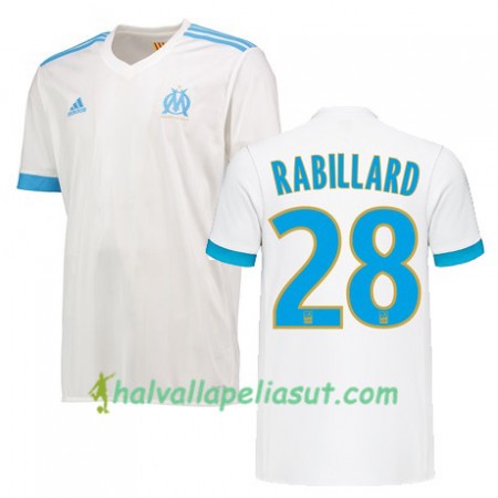 Jalkapallo Pelipaidat Olympique de Marseille ANTOINE RABILLARD 28 Kotipaita 2017-2018 Lyhythihainen
