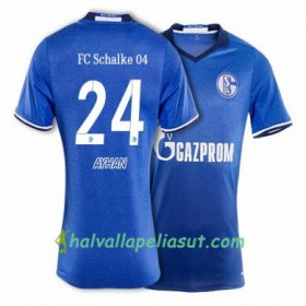 Jalkapallo Pelipaidat FC Schalke 04 AYHAN 24 Kotipaita 2017-2018 Lyhythihainen
