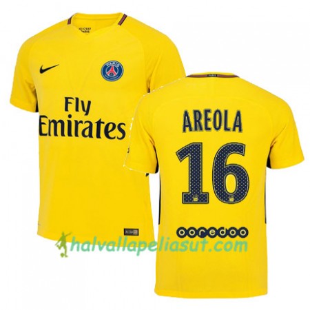 Jalkapallo Pelipaidat Paris SG ALPHONSE AREOLA 16 Vieraspaita 2017-2018 Lyhythihainen