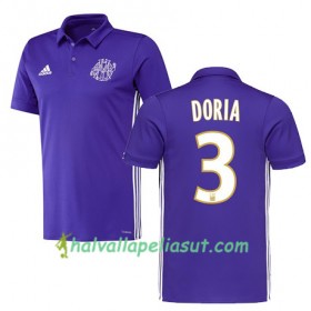 Jalkapallo Pelipaidat Olympique de Marseille DORIA 3 3 Paita 2017-2018 Lyhythihainen