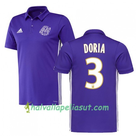 Jalkapallo Pelipaidat Olympique de Marseille DORIA 3 3 Paita 2017-2018 Lyhythihainen
