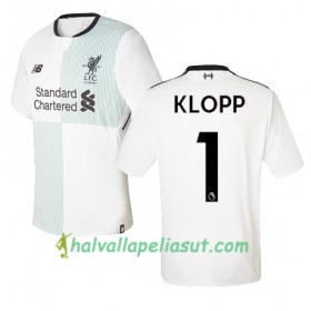 Jalkapallo Pelipaidat Liverpool KLOPP 1 Vieraspaita 2017-2018 Lyhythihainen