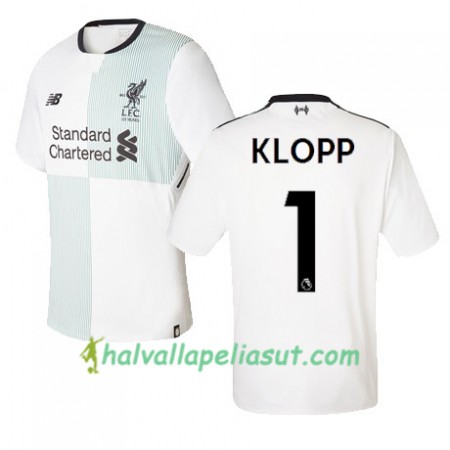 Jalkapallo Pelipaidat Liverpool KLOPP 1 Vieraspaita 2017-2018 Lyhythihainen