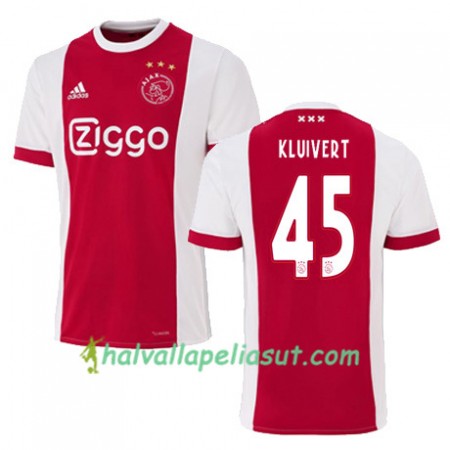 Jalkapallo Pelipaidat AFC Ajax Justin Kluivert 45 Kotipaita 2017-2018 Lyhythihainen