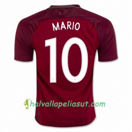 Jalkapallo Pelipaidat Portugali JOAO MARIO Kotipaita Euro 2016
