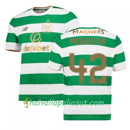 Jalkapallo Pelipaidat Celtic FC CALLUM McGREGOR Kotipaita 2017-2018 Lyhythihainen