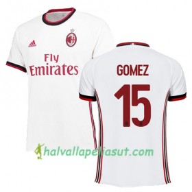 Jalkapallo Pelipaidat AC Milan GOMEZ 15 Vieraspaita 2017-2018 Lyhythihainen