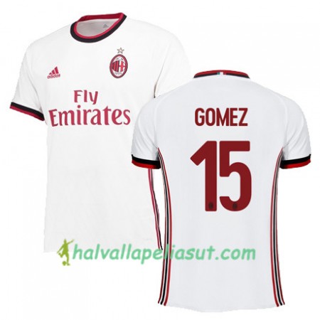 Jalkapallo Pelipaidat AC Milan GOMEZ 15 Vieraspaita 2017-2018 Lyhythihainen