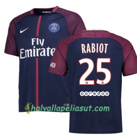 Jalkapallo Pelipaidat Paris SG ADRIEN RABIOT 25 Kotipaita 2017-2018 Lyhythihainen
