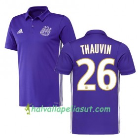 Jalkapallo Pelipaidat Olympique de Marseille FLORIAN THAUVIN 26 3 Paita 2017-2018 Lyhythihainen