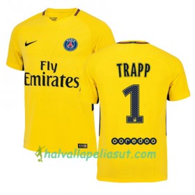 Jalkapallo Pelipaidat Paris SG KEVIN TRAPP 1 Vieraspaita 2017-2018 Lyhythihainen