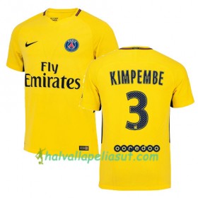 Jalkapallo Pelipaidat Paris SG PRESNEL KIMPEMBE 3 Vieraspaita 2017-2018 Lyhythihainen